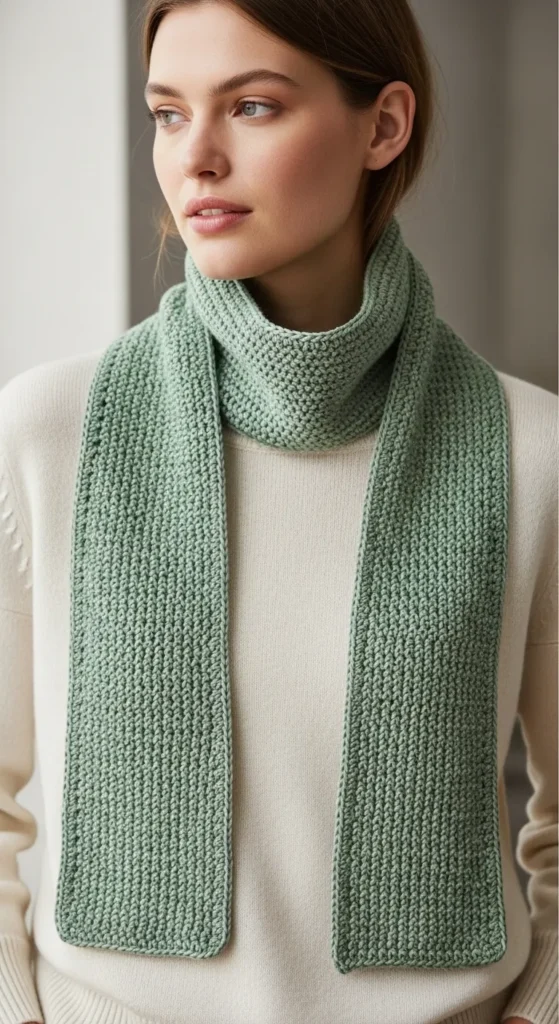 Long and Skinny Crochet Scarf