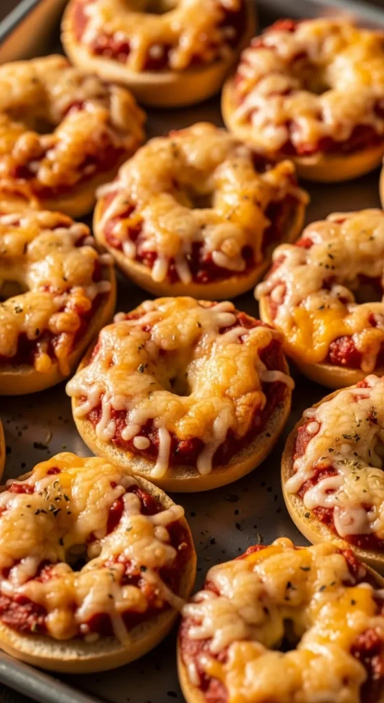 Mini Bagel Pizzas