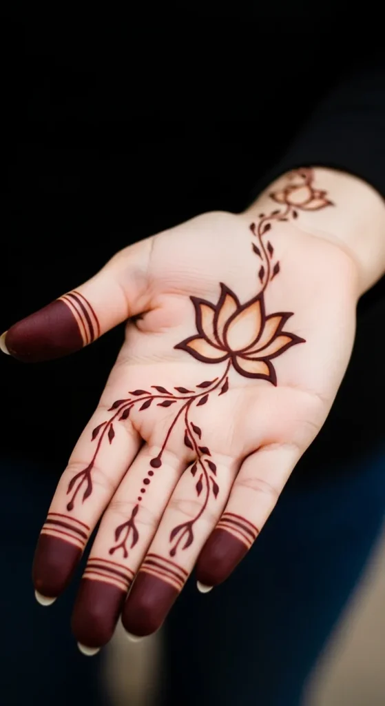 Minimalist Lotus Design