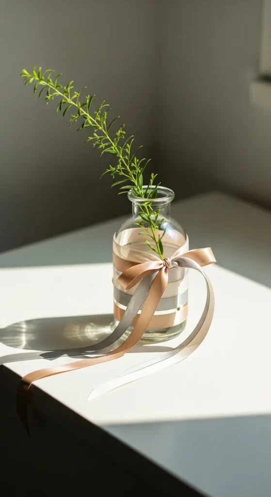 Minimalist Ribbon Vases