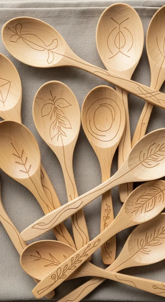 Minimalist Wooden Spoons