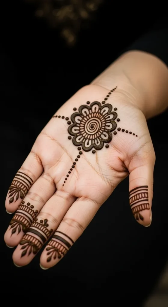 Minimalistic Mandala Design