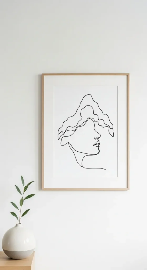 Modern Line Art Quote Prints
