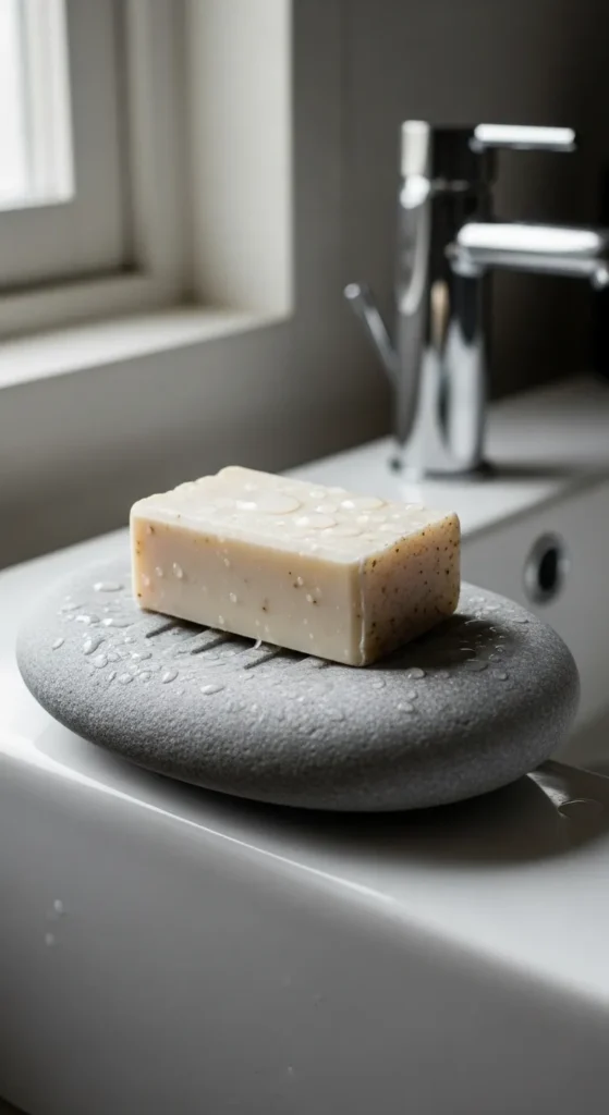  Natural Soap Dish from Stone