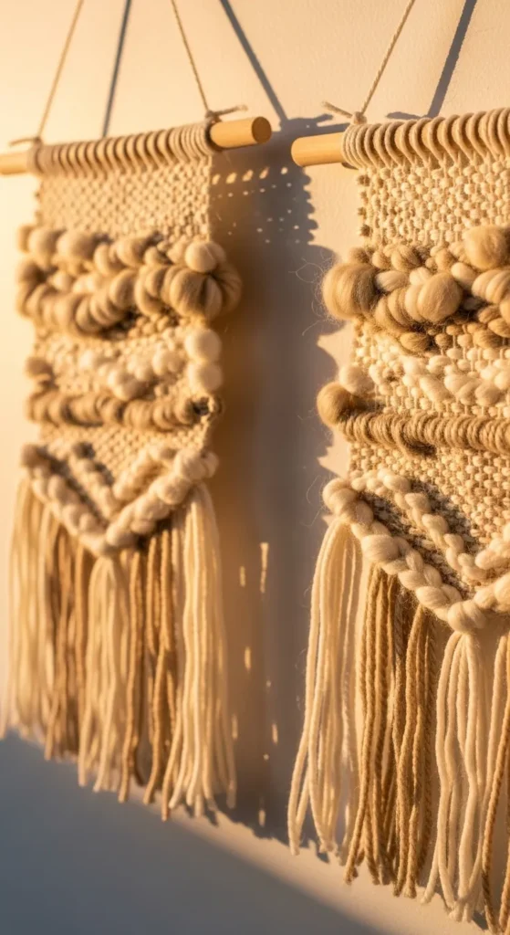 Neutral Yarn Wall Hangings