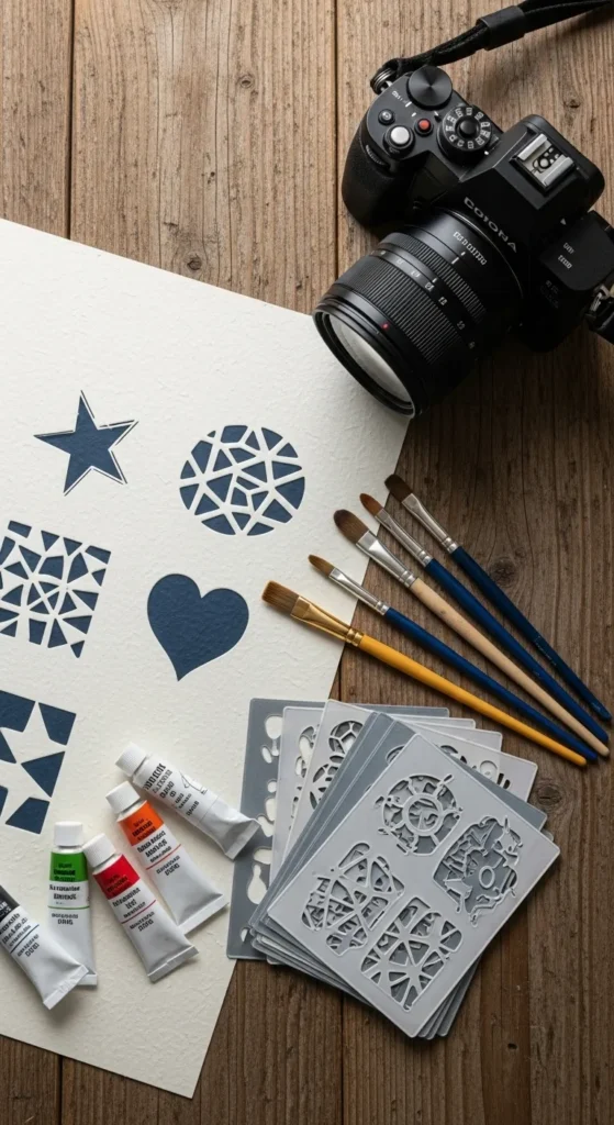 Paint and Stencil Kit