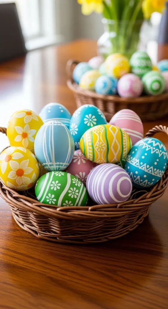 Painted Easter Eggs for Decoration