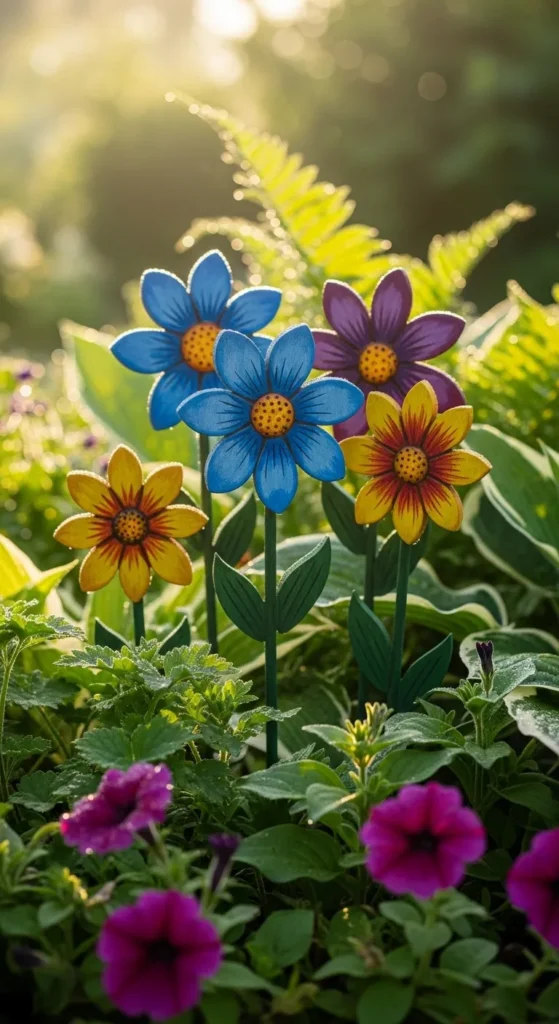 Painted Flower Stakes