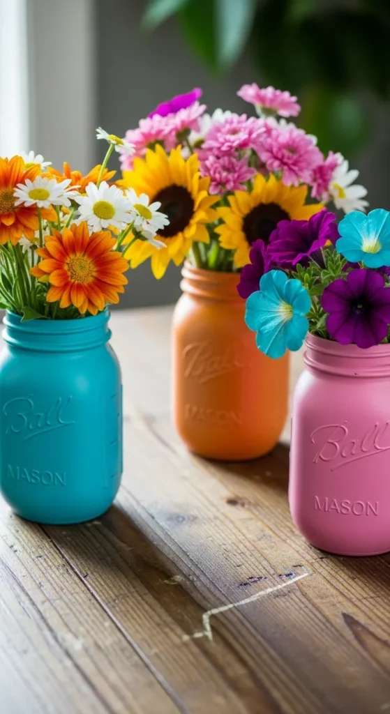 Painted Mason Jars