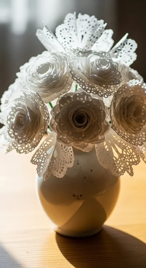 Paper Doily Flowers