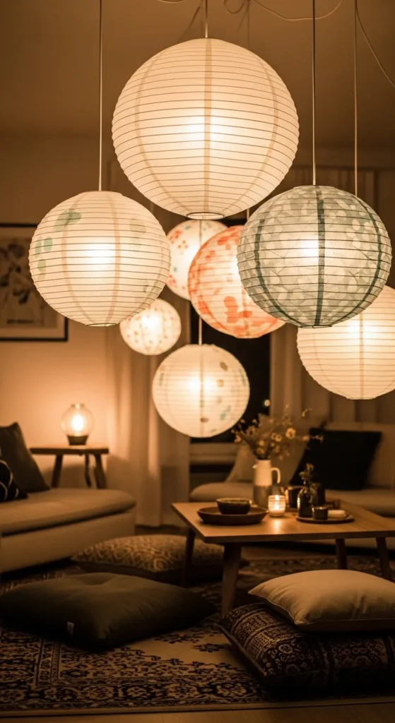 Paper Lanterns for Soft Lighting