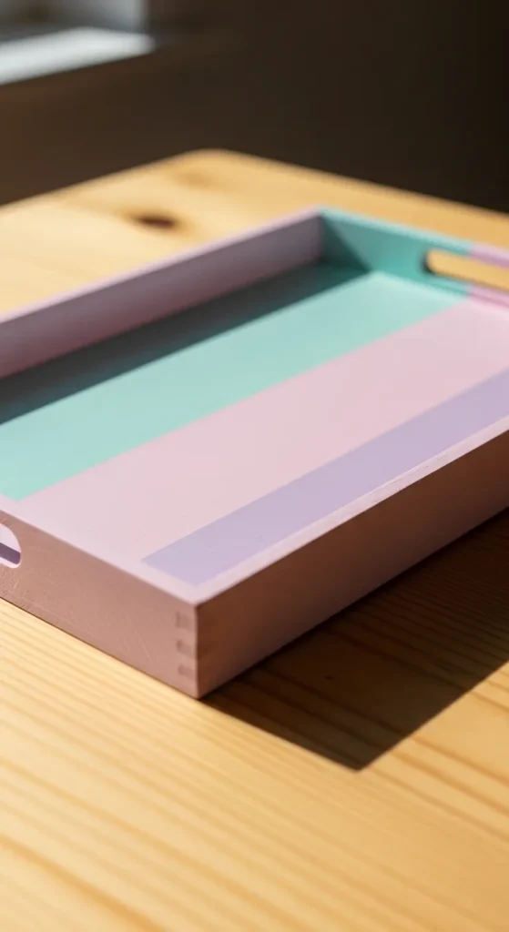 Pastel Painted Tray