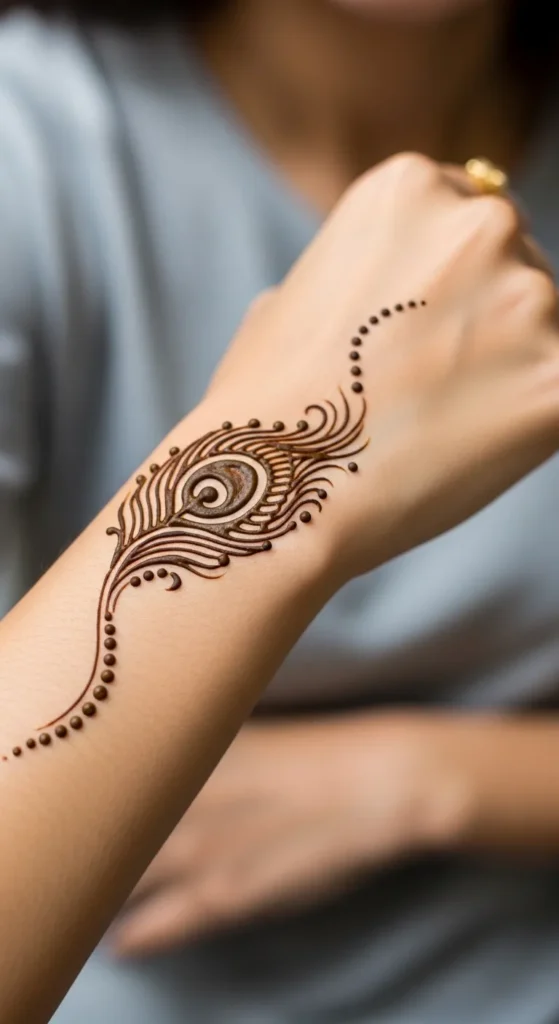 Peacock Feather Design