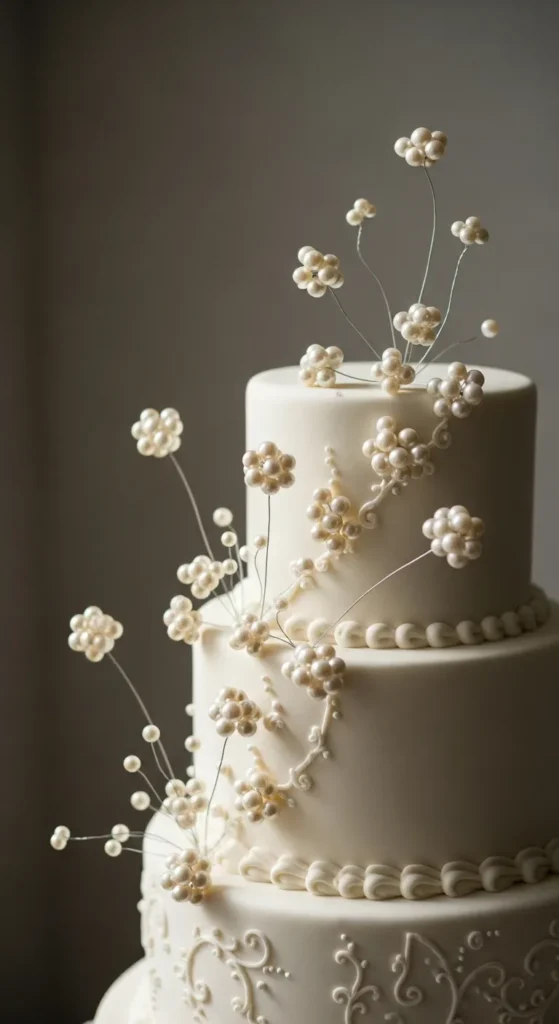  Pearl Bead Cluster Toppers