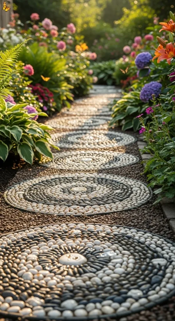 Pebble Mosaic Path