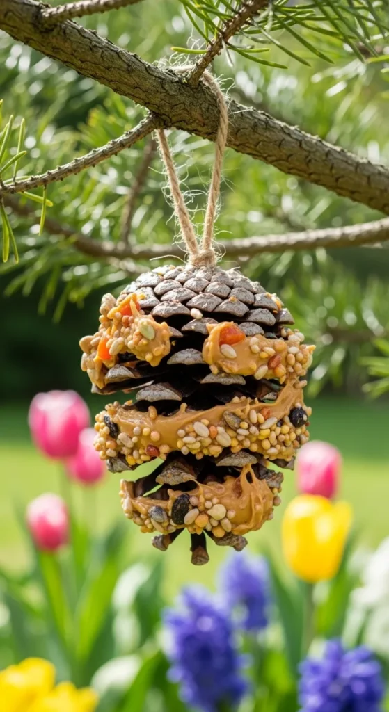 Pinecone Bird Feeder