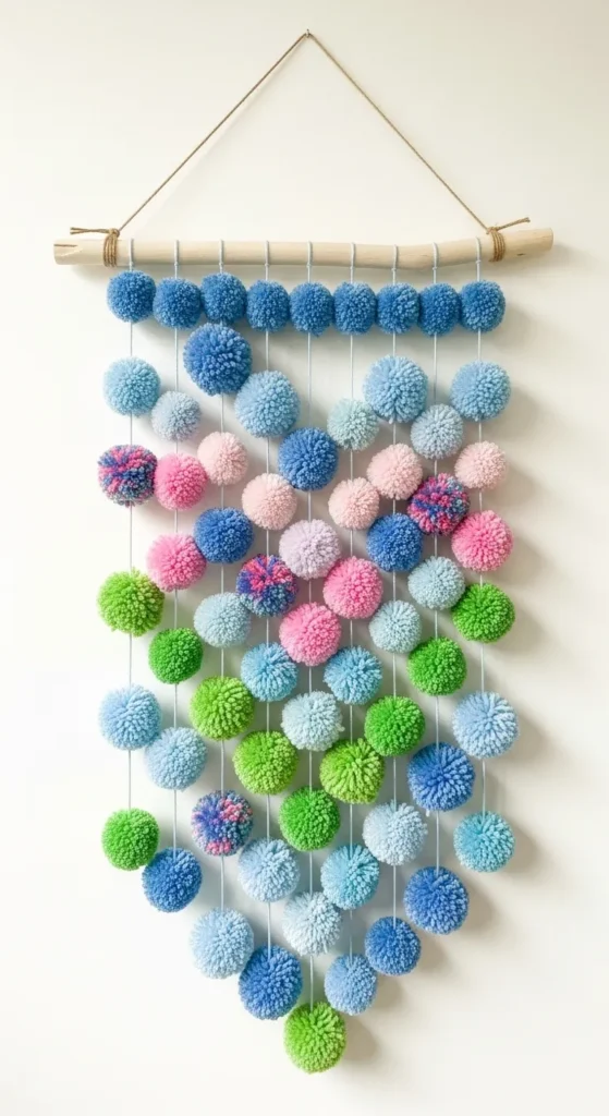 Pom-Pom Wall Hanging