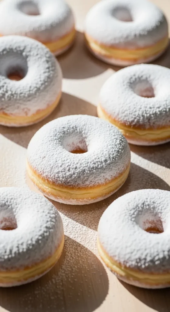Powdered Sugar Donuts