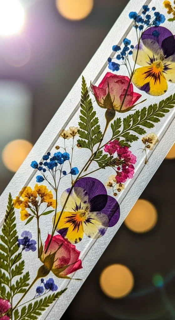 Pressed Flower Bookmark