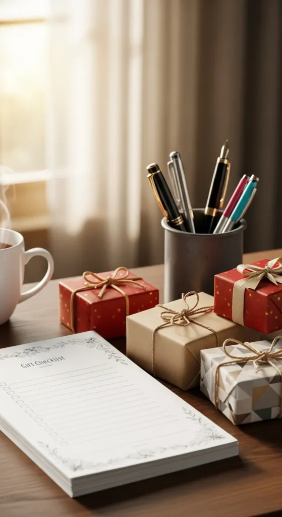 Printable Gift Checklists