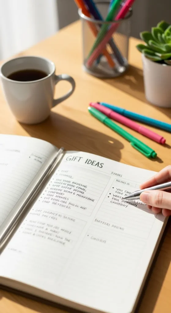 Printable Gift Planner Pages