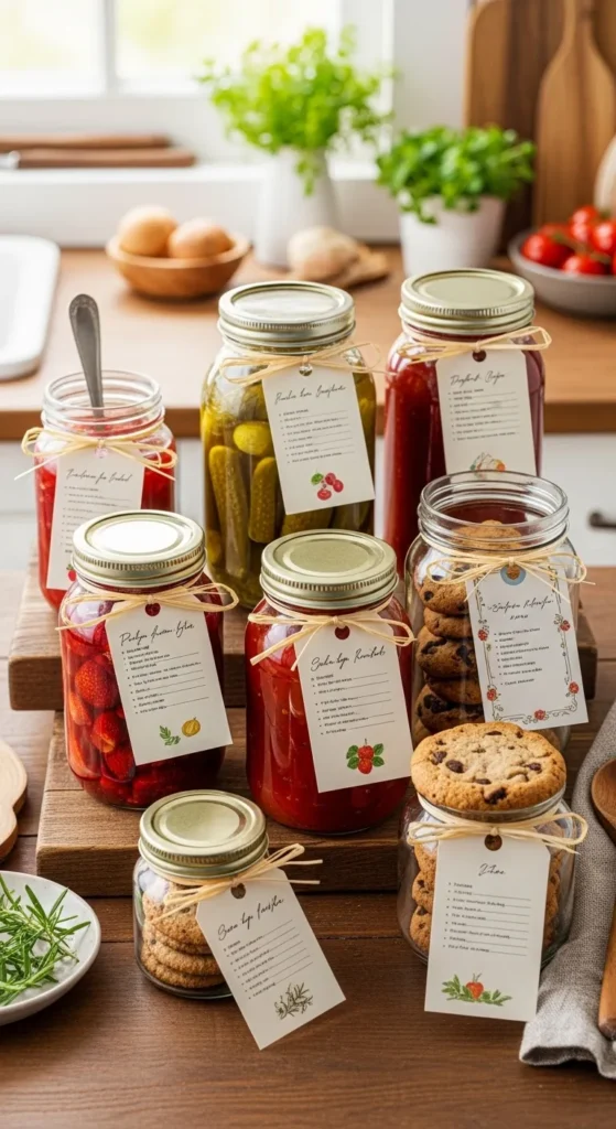 Printable Recipe Cards for Food Gifts