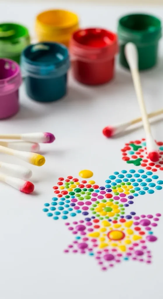 Q-Tip Dot Art Kit