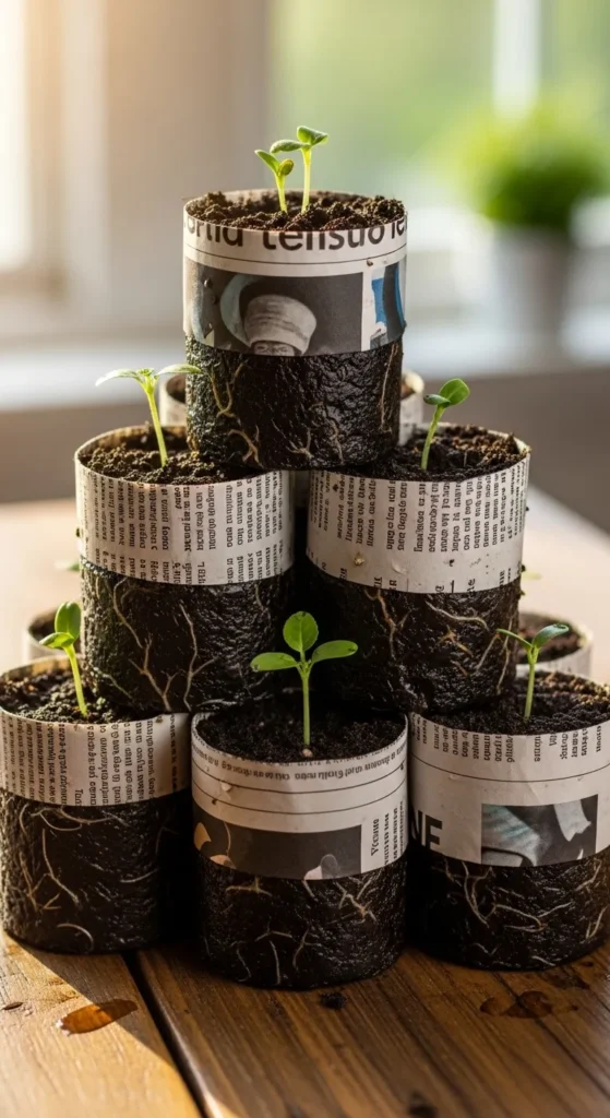 Recycled Paper Seed Pots