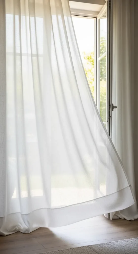 Refresh Your Curtains with a Light, Airy Fabric