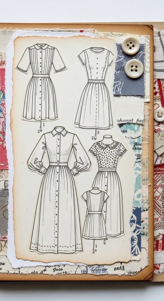  Repurpose Antique Sewing Patterns