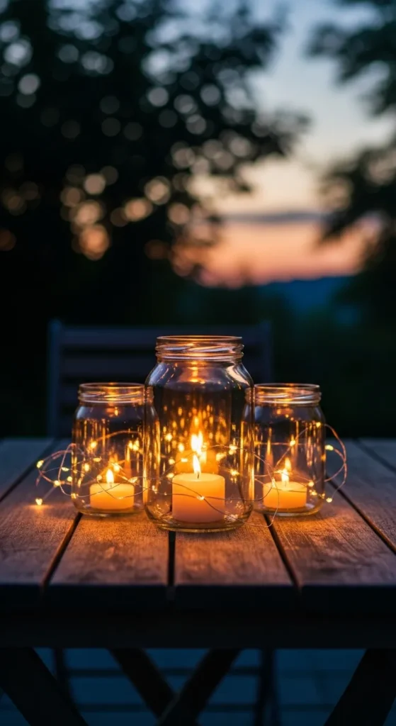 Repurpose Glass Jars as Lanterns