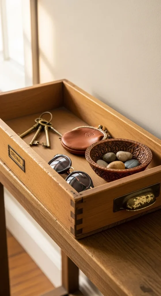 Repurposed Drawer Catch-All