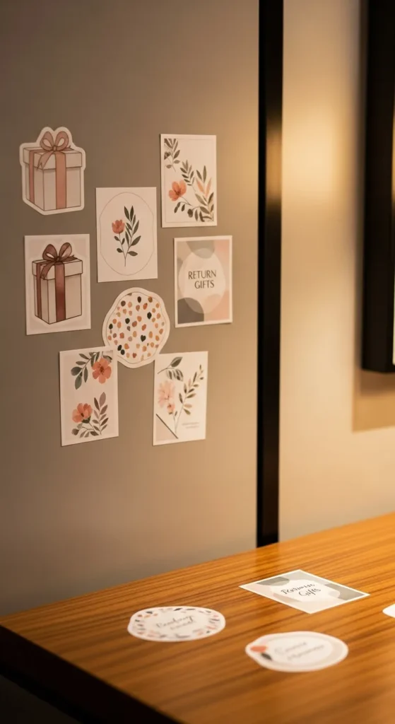 Return Gift Reminder Stickers