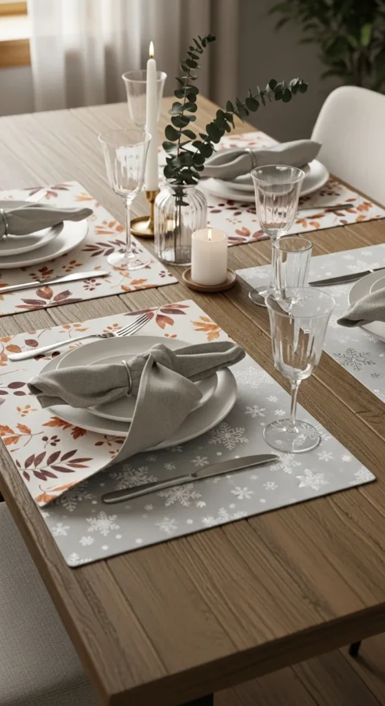 Reversible Seasonal Placemats