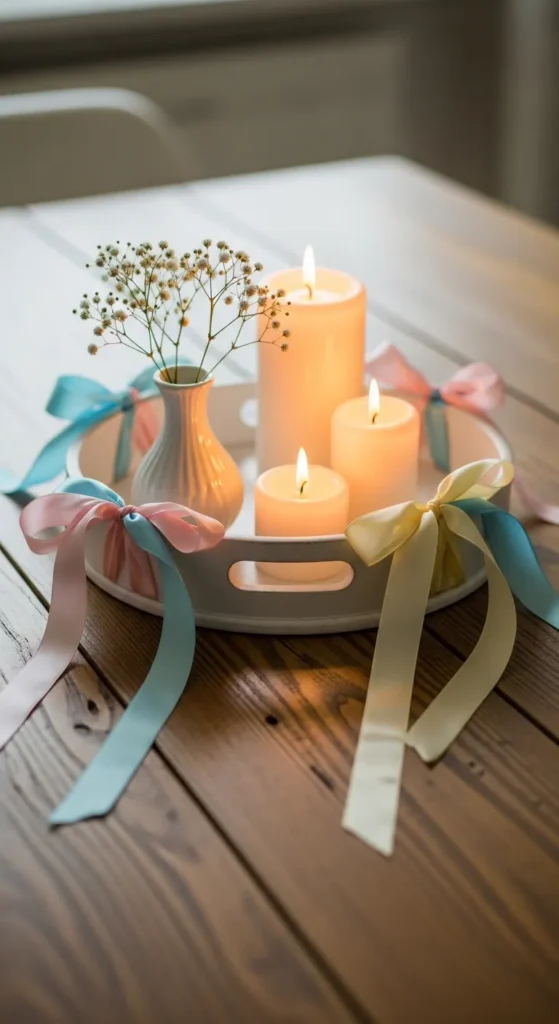 Ribbon-Embellished Tray