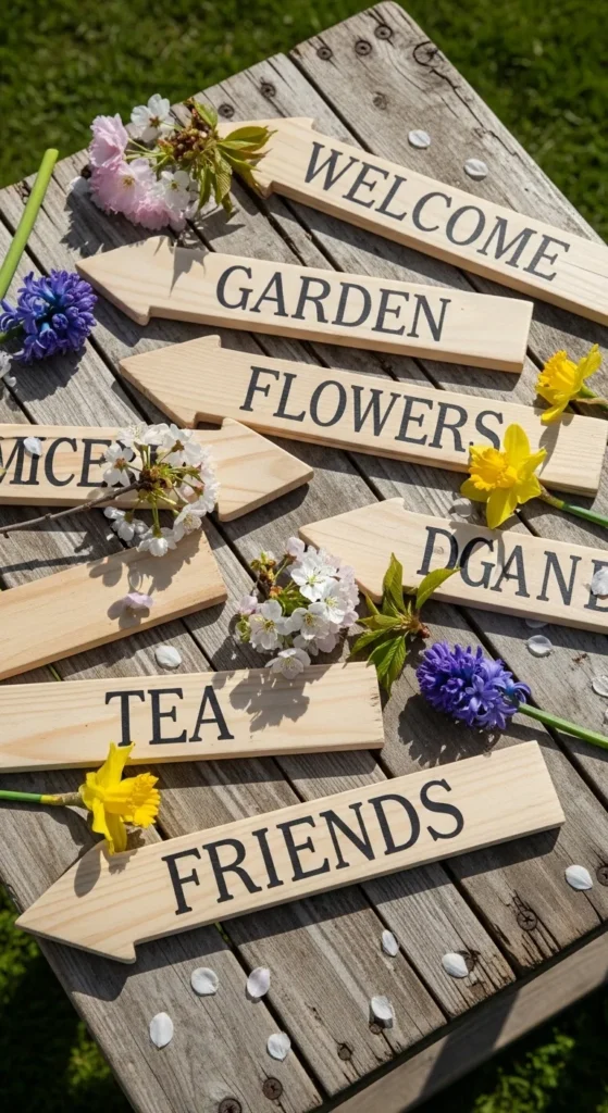 Rustic Arrow Name Plaques