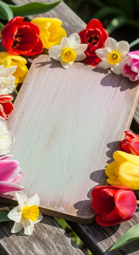 Rustic Spring Quote Board