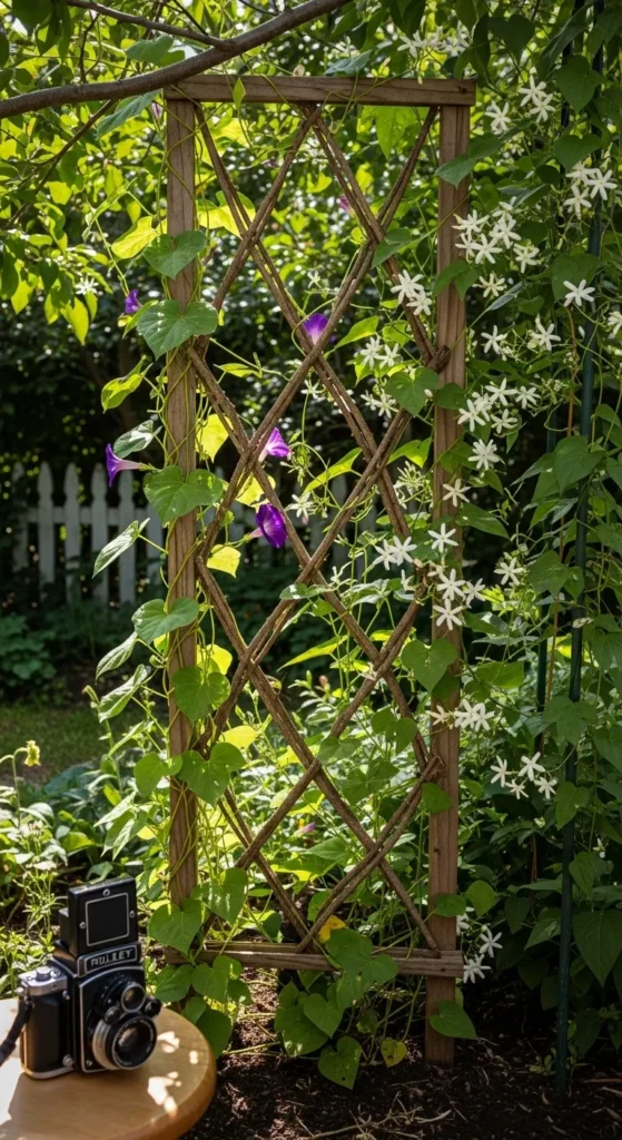 Rustic Twig Trellis