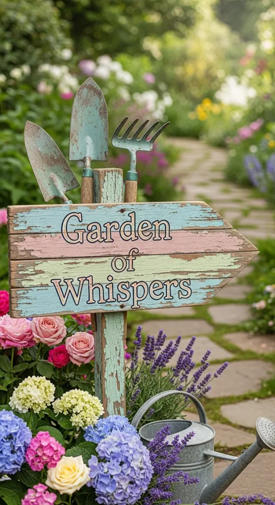 Shabby Chic Arrow Sign