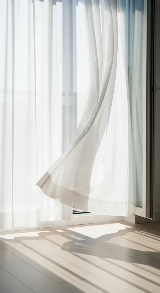 Sheer Curtains for Airy Spaces