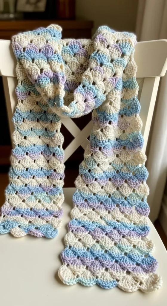 Shell Stitch Scarf