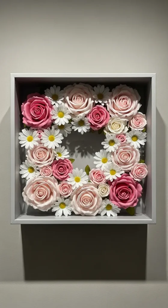 Silk Flower Shadow Boxes