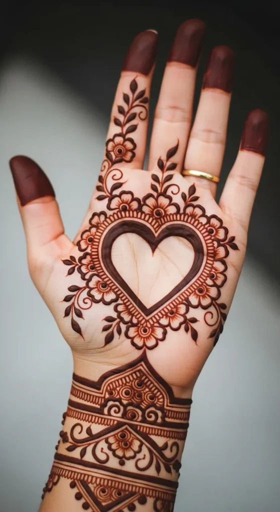 Simple Heart and Floral Combo