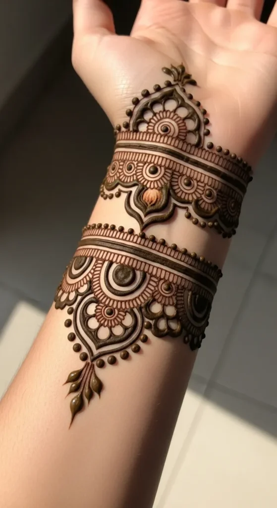 Simple Lace Wristband Design