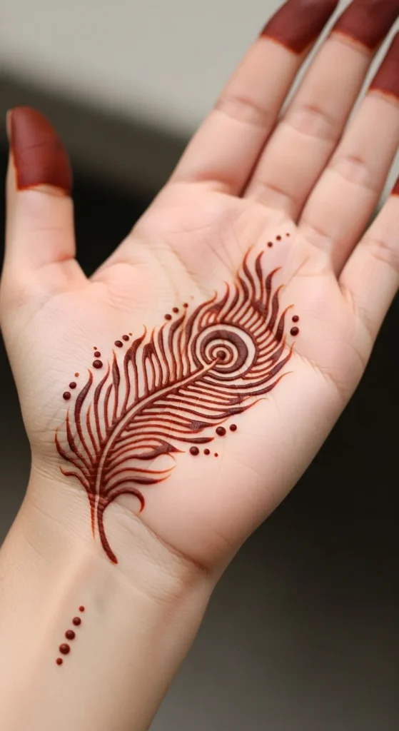 Simple Peacock Feathers