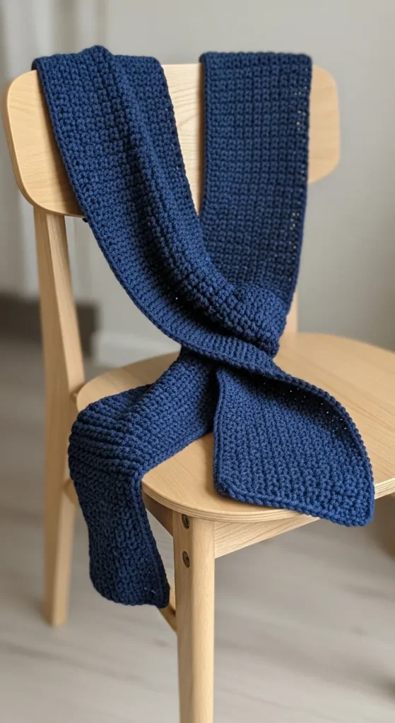 Slip Stitch Crochet Scarf