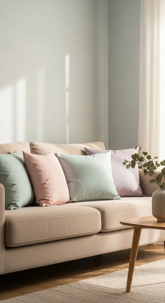 Soft Pastel Throw Pillows