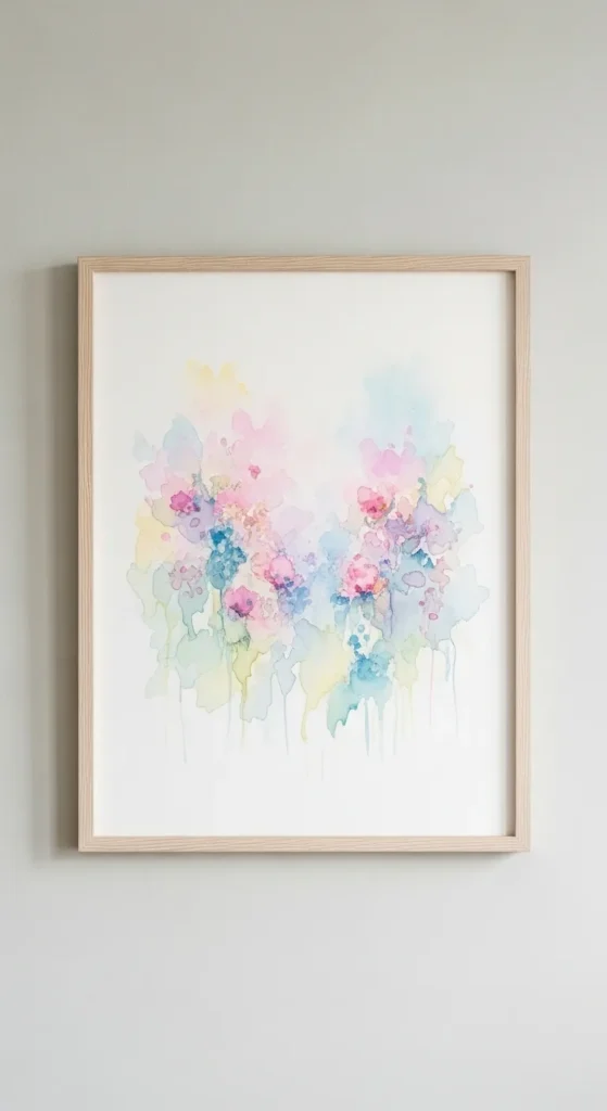 Soft Watercolor Wall Art