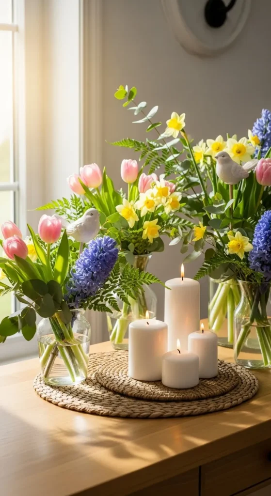 Spring DIY Entry Table Decor
