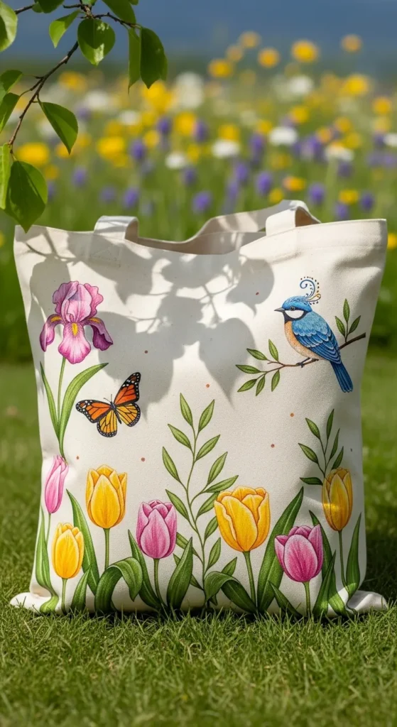 Spring-Inspired Tote Bags